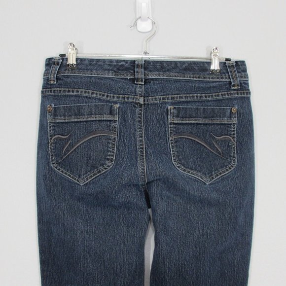 Gloria Vanderbilt Women's Isabelle Jeans Mid Rise Flare Size 10 - Picture 4 of 7